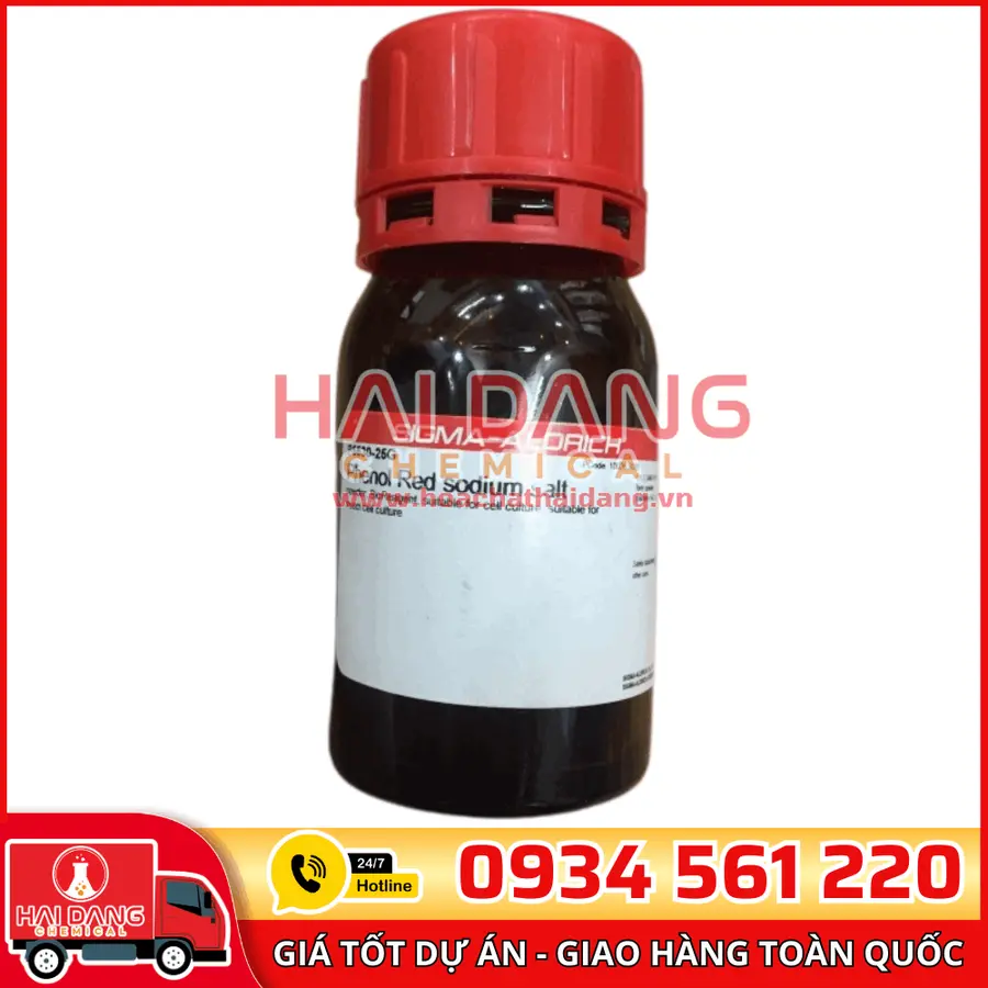 Phenol Red sodium salt lọ 25g, hãng Sigma