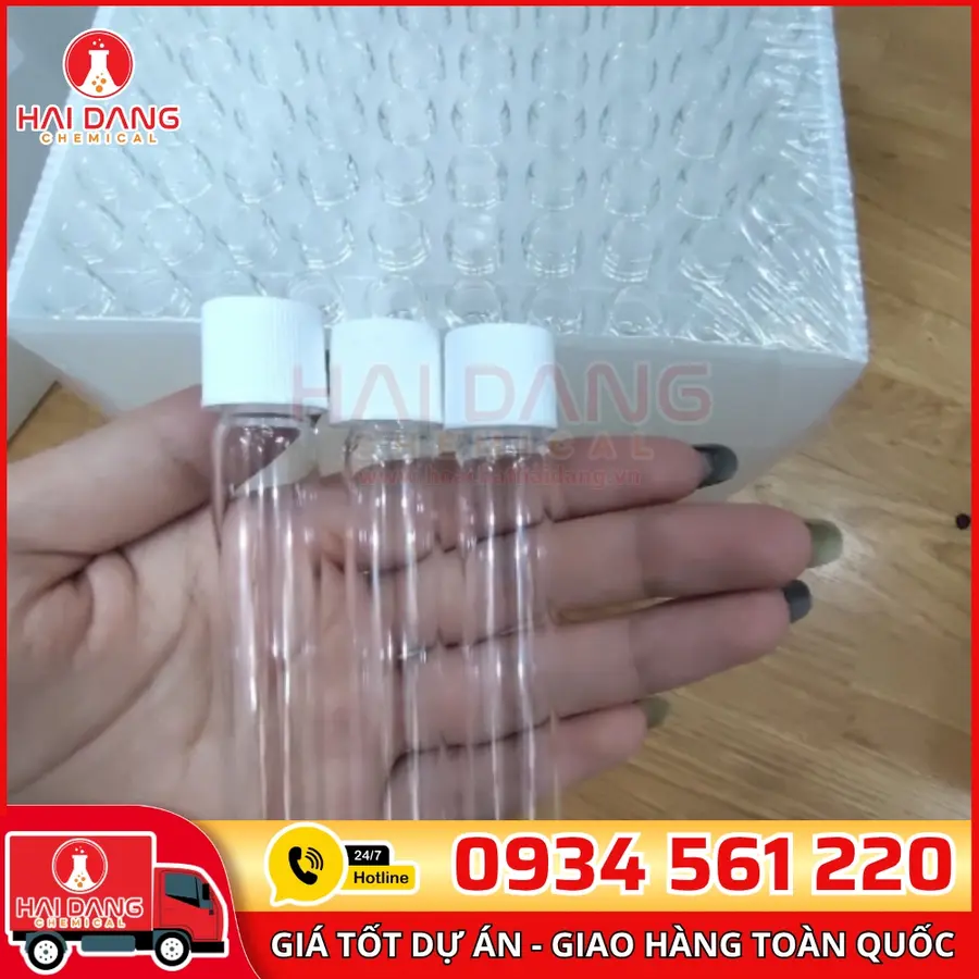 Ống Phá Mẫu COD 10ml – 16×100mm – Kèm Nắp – Trung Quốc