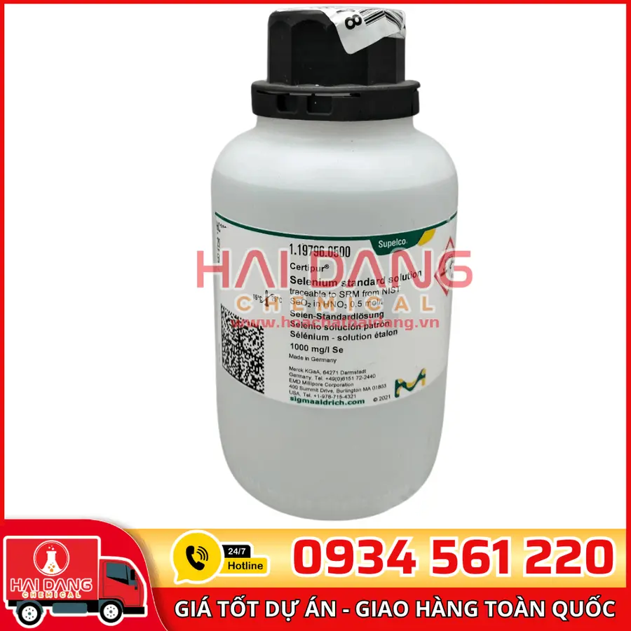 Dung dịch chuẩn Selenium (Se) 1000 mg/L lọ 500ml - Merck