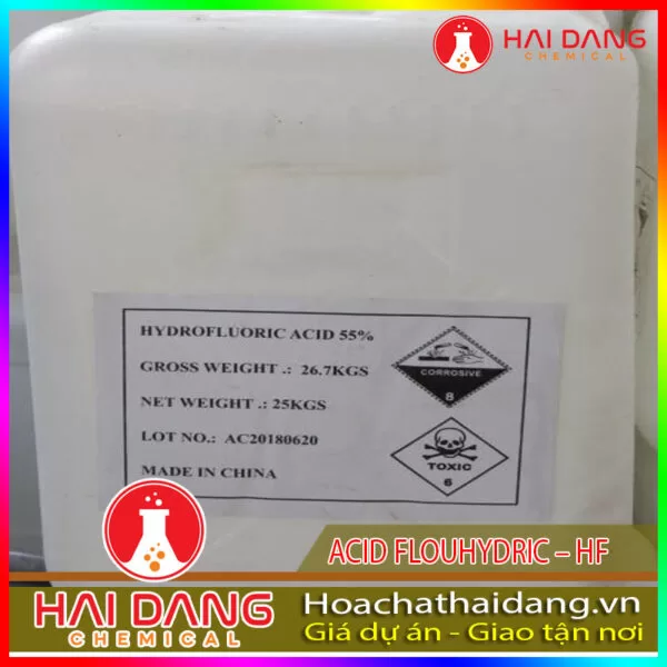 Hóa Chất Công Nghiệp Acid Flouhydric – HF