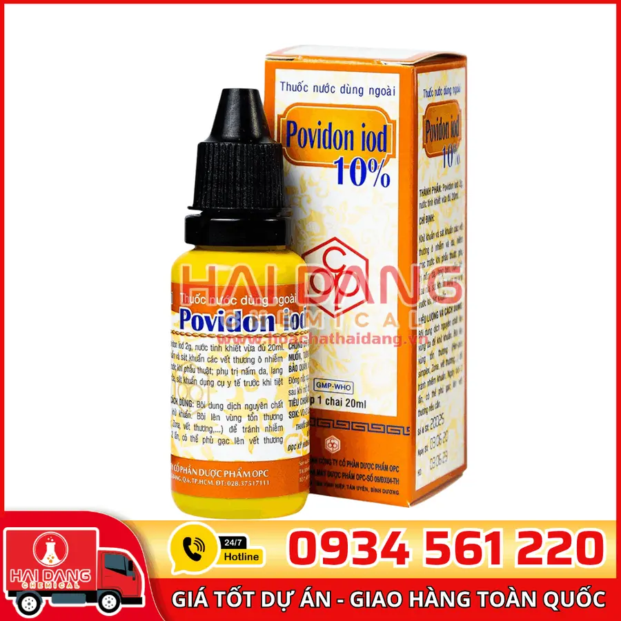 Povidone Iodine Trung Quốc – Diệt Khuẩn Hiệu Quả Trong Dược Phẩm