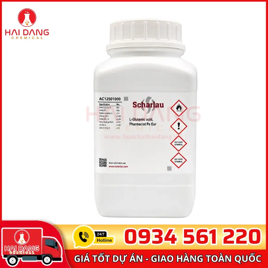 Hydrochloric acid, solution 1 mol/l (1 N), chai 1L hãng Scharlau