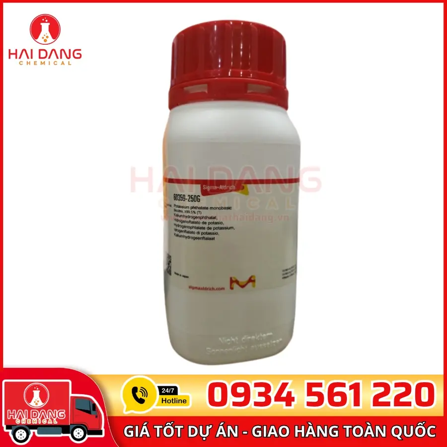 Potassium Phthalate Monobasic lọ 500g, hãng Sigma