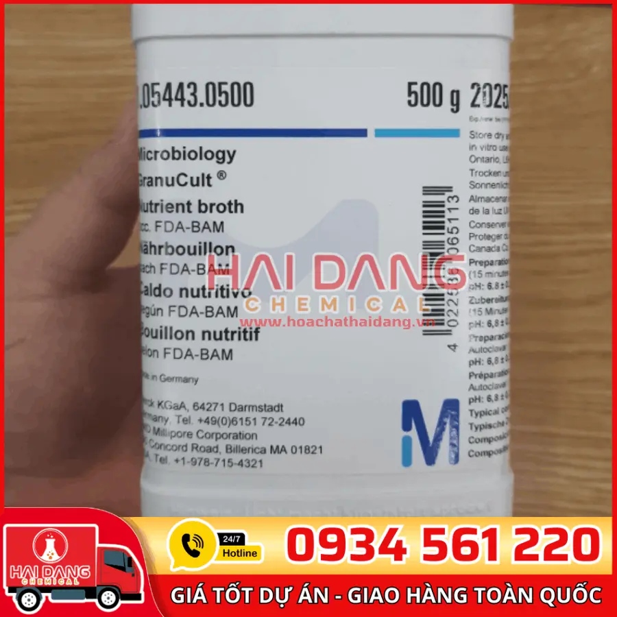 Nutrient Broth lọ 500g - Merck