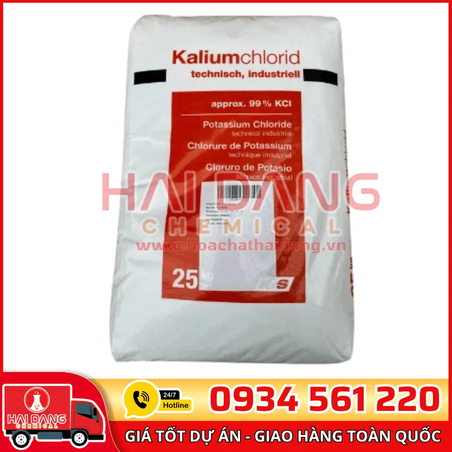 Kalium Chlorid KCl 99% Đức