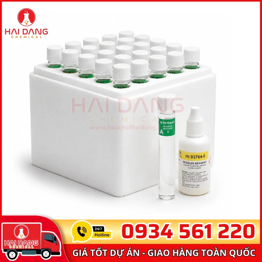 Thuốc thử Amoni Thang cao 0 - 100 mg/L - Hanna Ý
