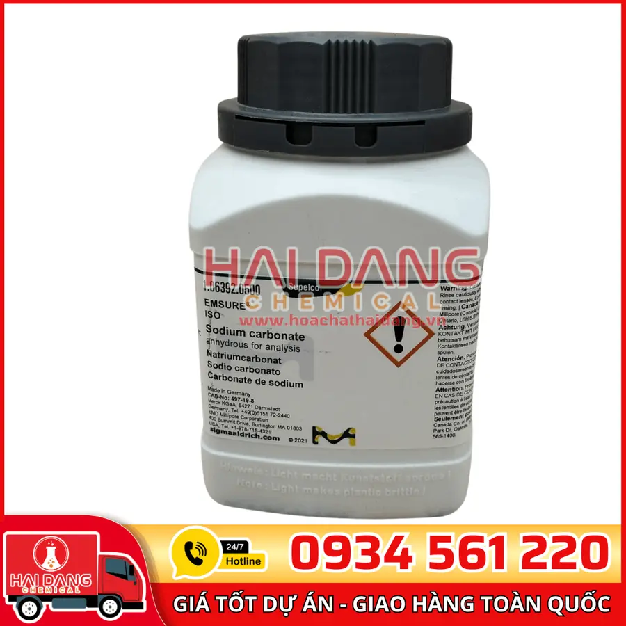 Sodium carbonate lọ 500g - Merck