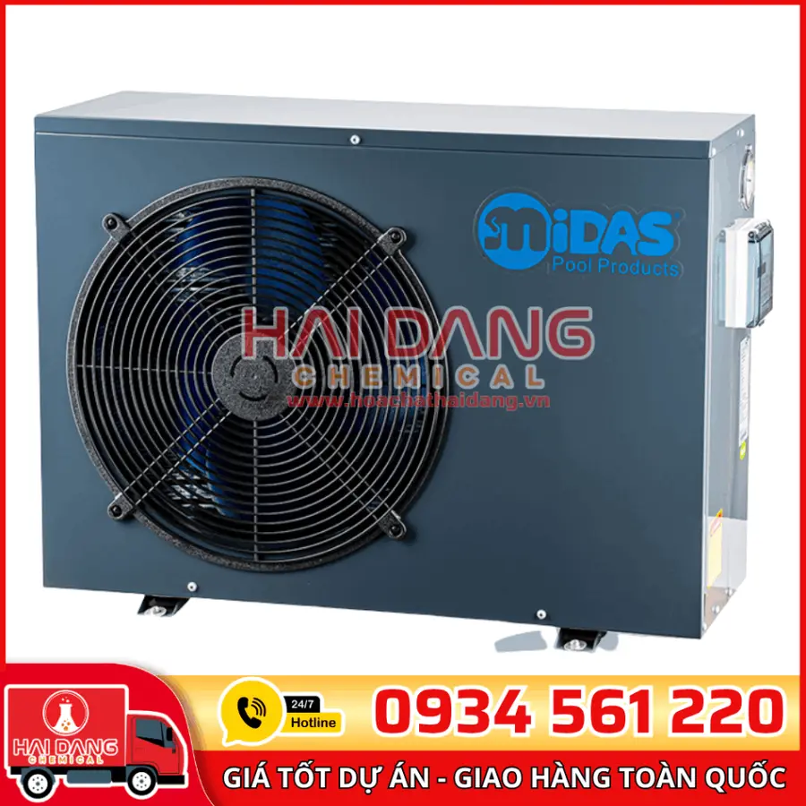 Máy Bơm Nhiệt Bể Bơi MIDA.QUICK Tiết Kiệm Năng Lượng