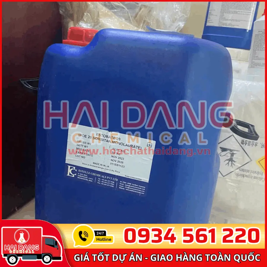 Polysorbate 20 (Tween 20) – Chất Nhũ Hóa Dùng Trong Tẩy Rửa