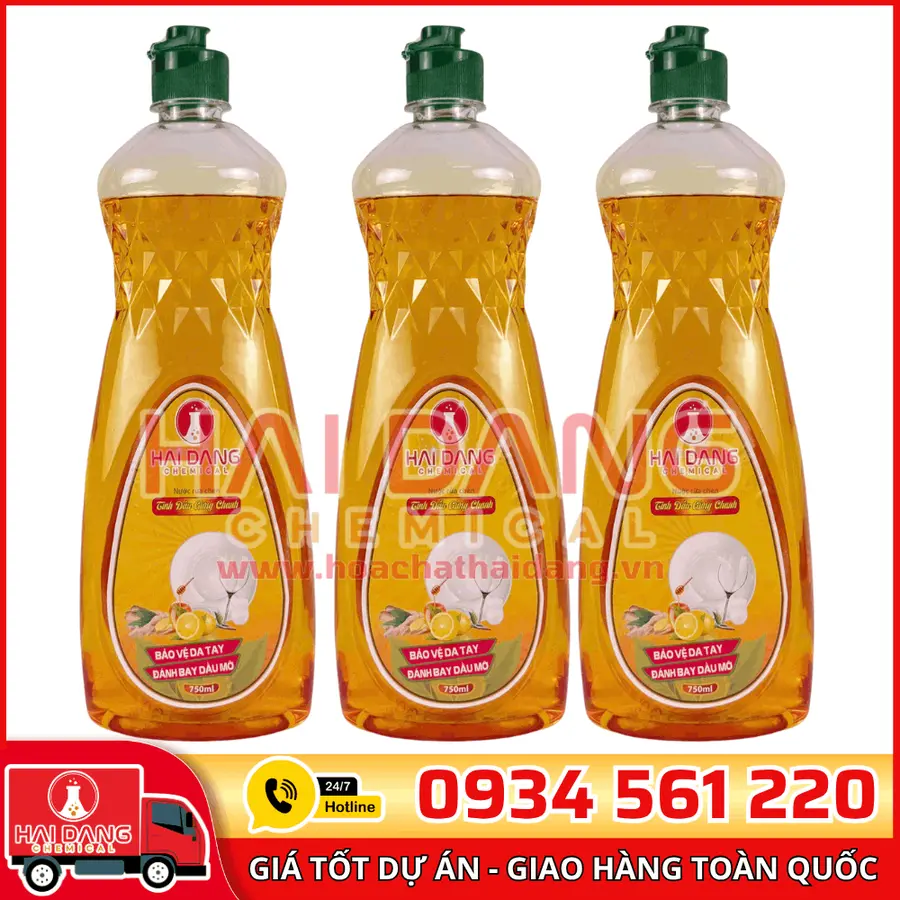 Nước Rửa Chén Hải Đăng Việt Nam Hương Gừng Chanh