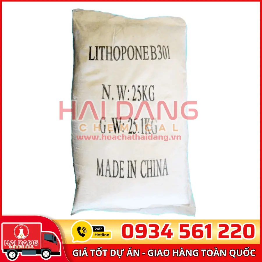 Zinc Sulfide ZnS 30% Trung Quốc 