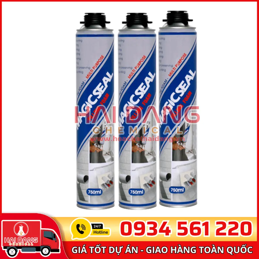 Magicseal Foam – Keo Bọt Nở Trám Kín Chống Thấm Hiệu Quả