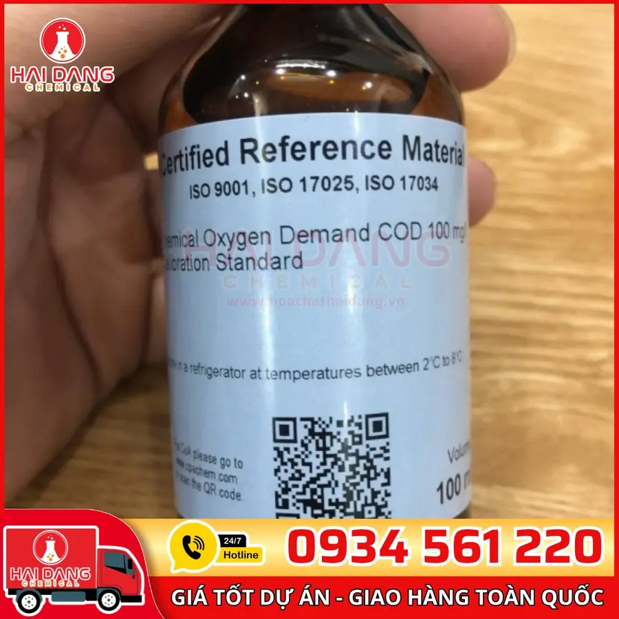 Dung Dịch Chuẩn COD 100mg/L 100mL – CPAchem