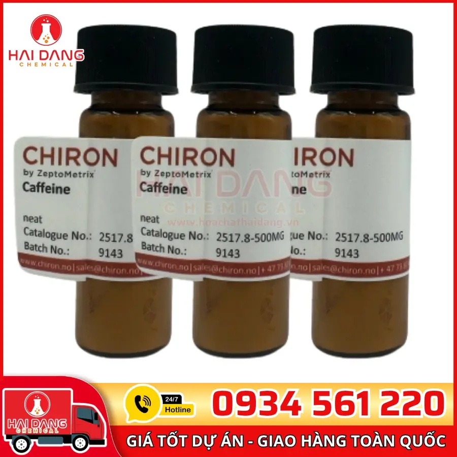 Chất Chuẩn Caffeine (Neat) CAS 58-08-2 500mg – Chiron
