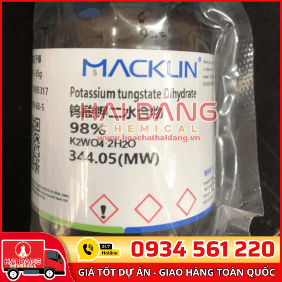 Potassium tungstate dihydrate 25g - Macklin