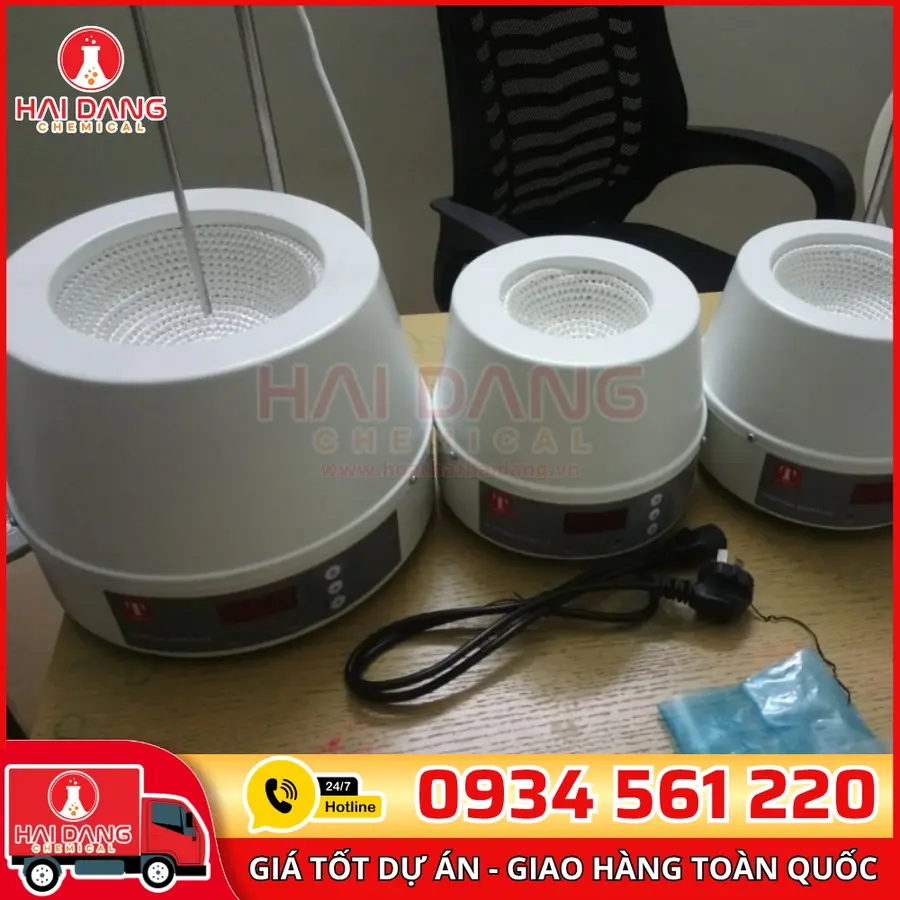 Bếp đun bình cầu 98-I-C hiển thị điện tử (250mL / 500mL / 1000mL)