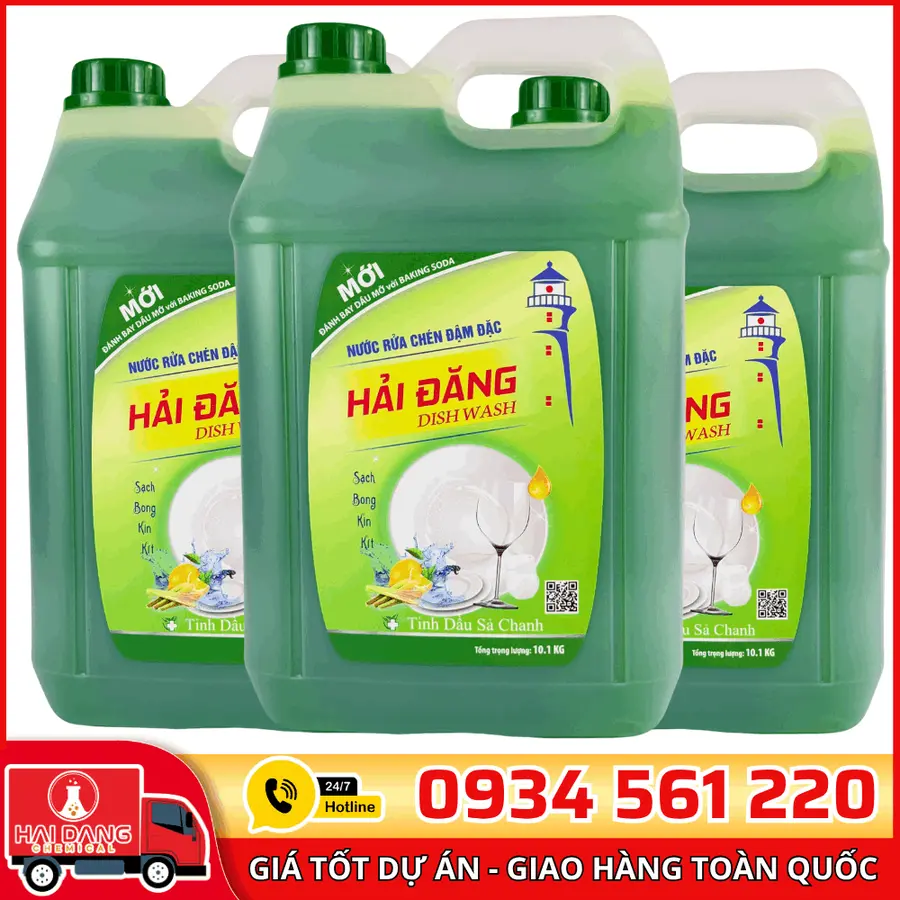 Nước Rửa Chén Hải Đăng Hương Sả Chanh Việt Nam