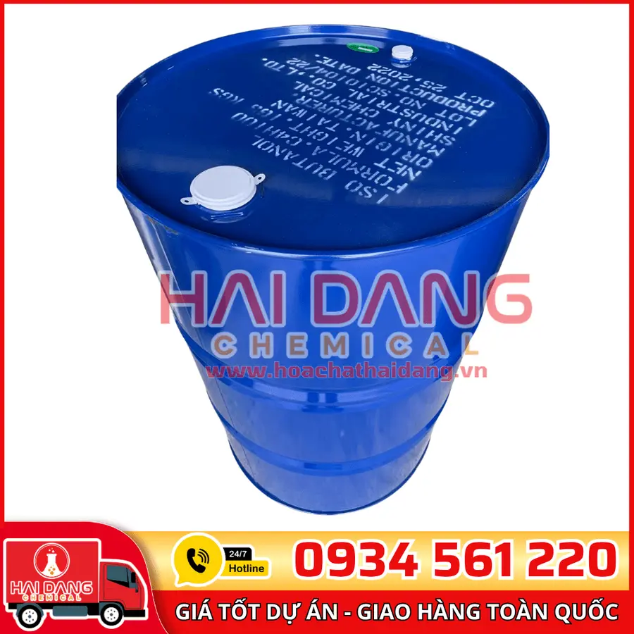 Dung Môi Iso Butanol C4H10O Đài Loan 165kg