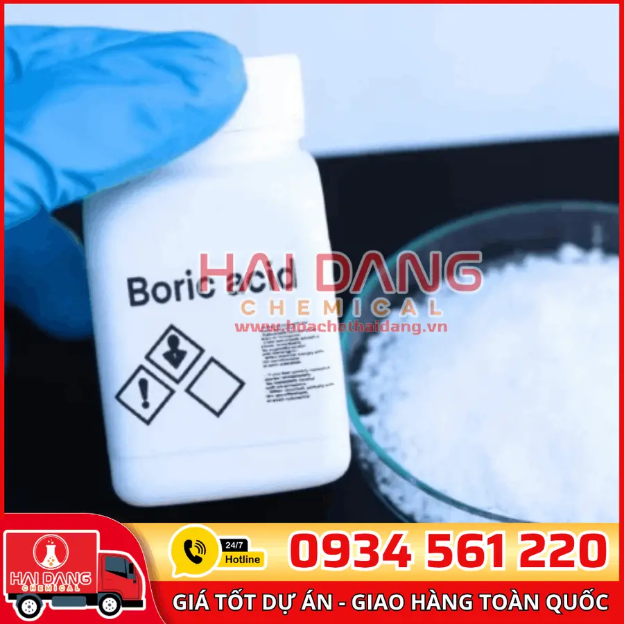 Boric Acid Mỹ 25Kg – Nguyên Liệu Dược Phẩm Kháng Khuẩn