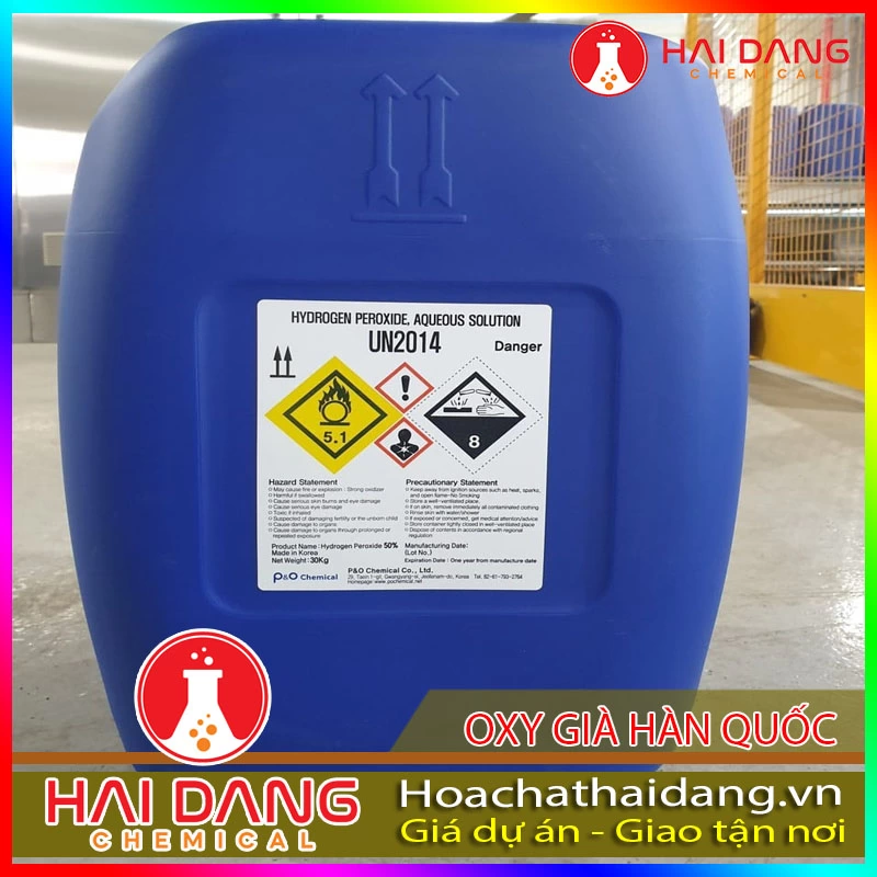 Hóa Chất Giặt Là Nước Tẩy Ố, Mốc Oxy Già H202 -Hydrogen Peroxit