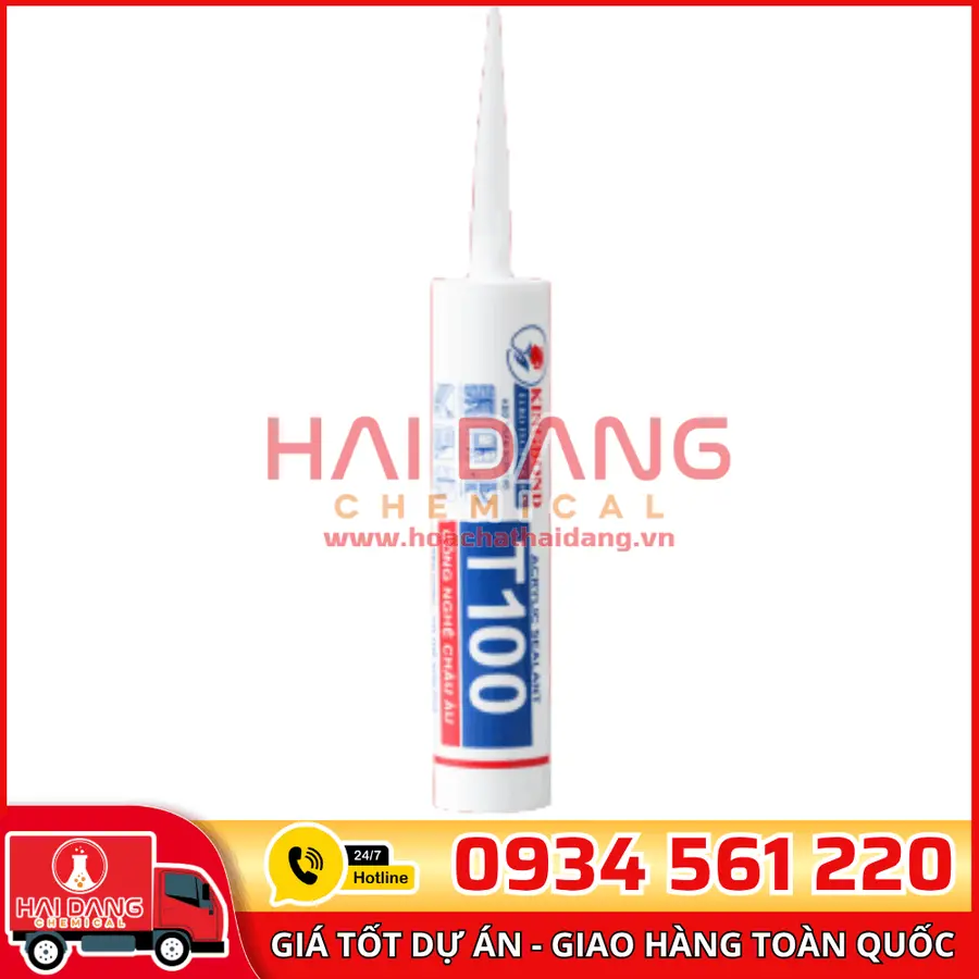 Keo Silicone Kingbond T100 – Trung Tính, Trám Khe, Dán Kính Hiệu Quả