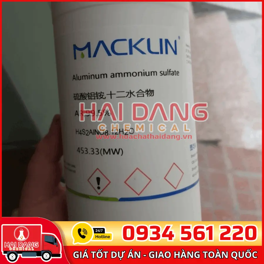 Aluminum ammonium sulfate 500g – Macklin