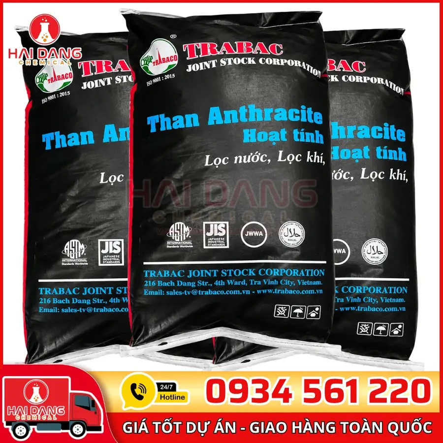 Than Hoạt Tính Gáo Dừa TĐH U200 Iodine 400-600 Việt Nam Bao 25kg