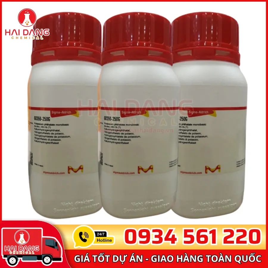 Potassium Phthalate Monobasic lọ 500g, hãng Sigma