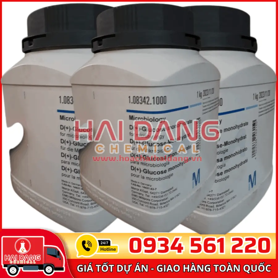D(+)-Glucose Monohydrate lọ 1kg - Merck