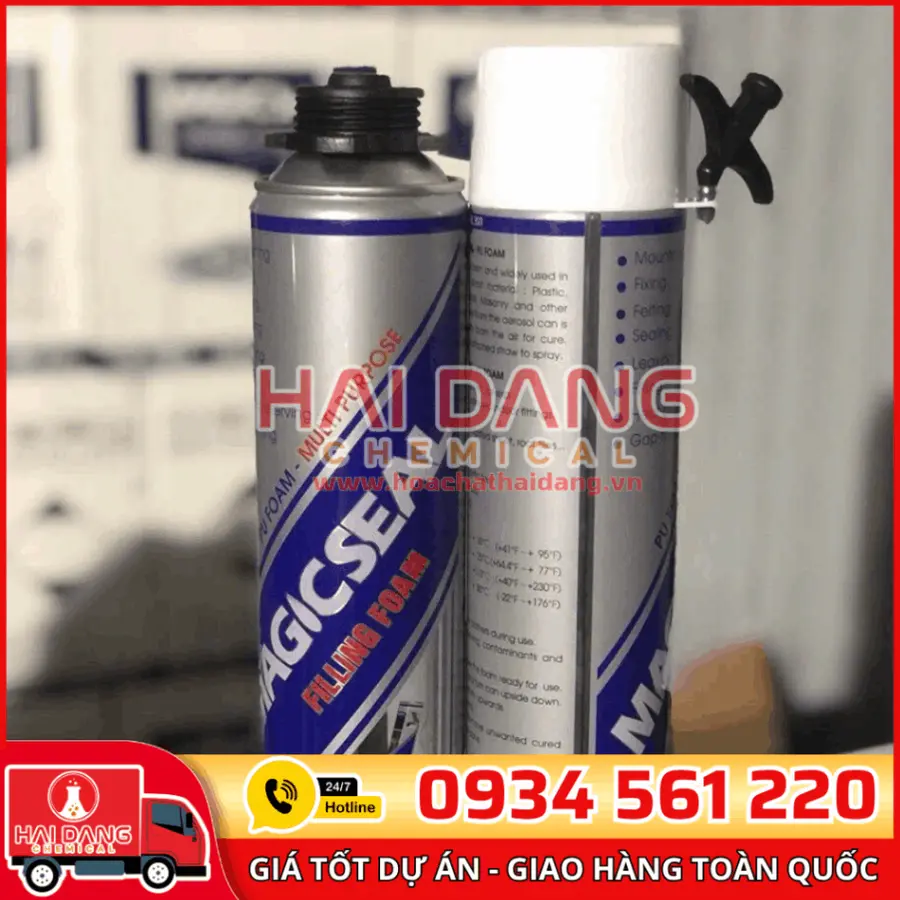 Magicseal Foam – Keo Bọt Nở Trám Kín Chống Thấm Hiệu Quả