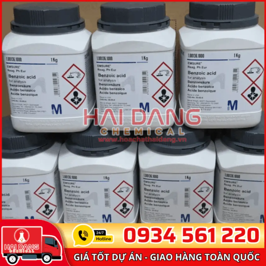 Benzoic acid lọ 1kg - Merck