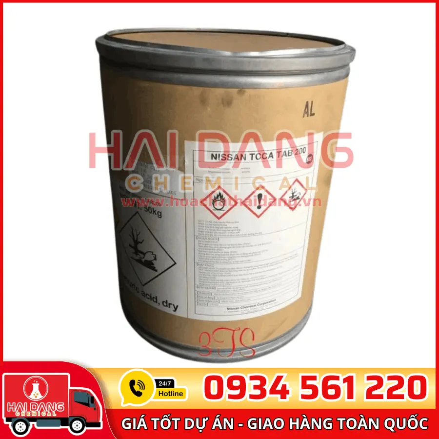 Tcca Bột 90% Nissan Nhật Bản Trichloroisocyanuric Acid