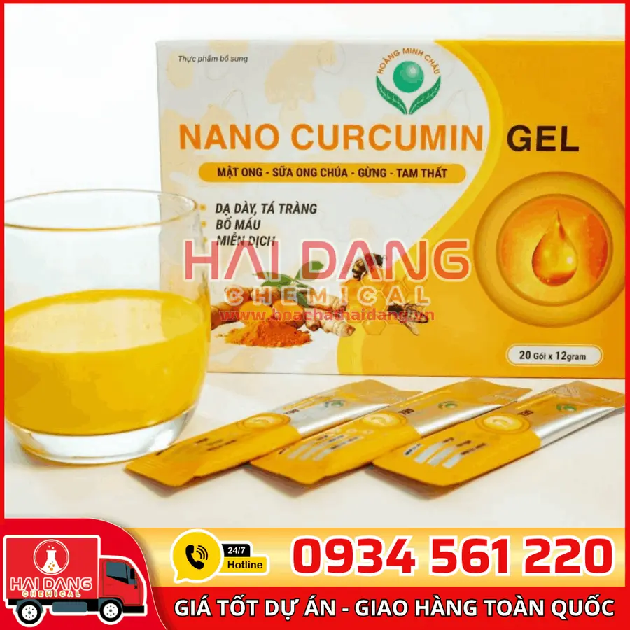 Nano Curcumin Ấn Độ 5%–20% – Nguyên Liệu Mỹ Phẩm Cao Cấp