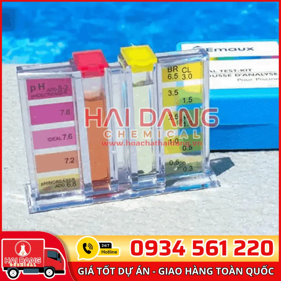 Bộ Thử Nước Hồ Bơi Emaux CE029 Đo Clo Và pH Chuẩn Xác
