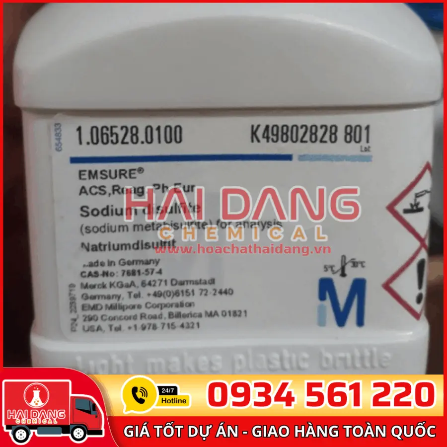 Sodium disulfite lọ 100g – Merck