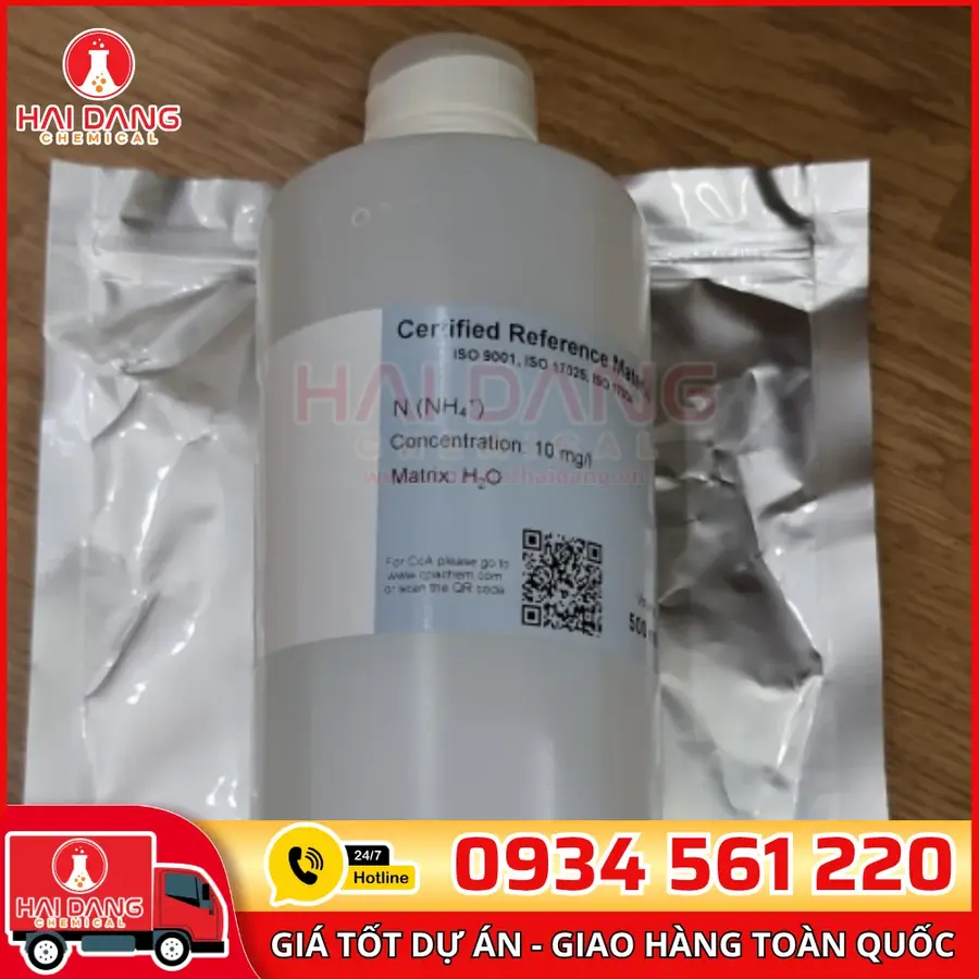 Ammonium as N 1mgL 500ml Dung Dịch Chuẩn Phân Tích CPAchem