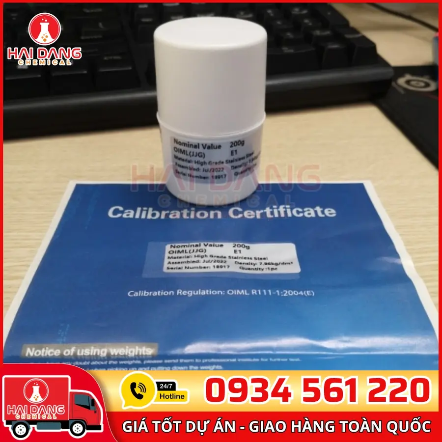 Quả Cân Chuẩn E1 – 200g – Hãng Accurate Weight – Trung Quốc