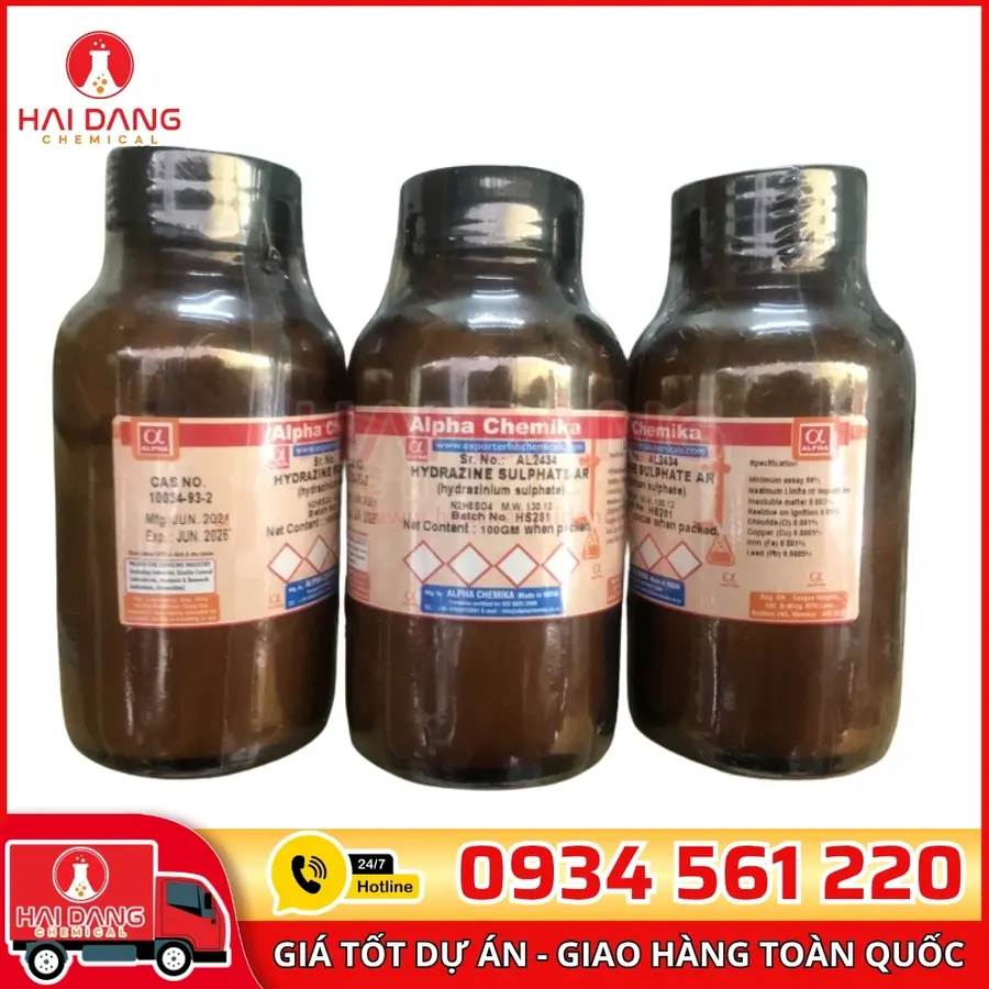 2,4-Dinitrophenol (Indicator)  lọ 25g, hãng Alpha Chemika