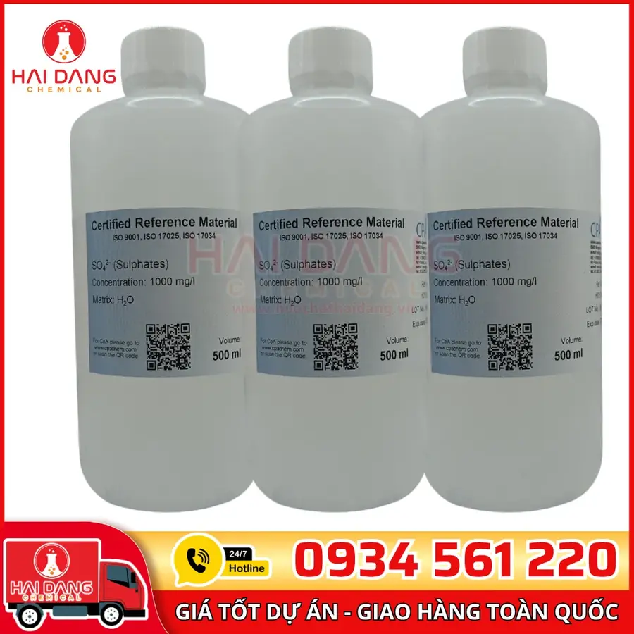 Dung Dịch Chuẩn Sulphate 1000 Mg/L Trong Nước – CPAchem