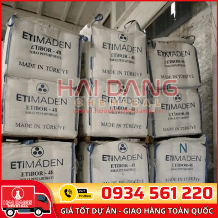 Hàn The Na2B4O7.5H2O Borax Thổ Nhĩ Kỳ