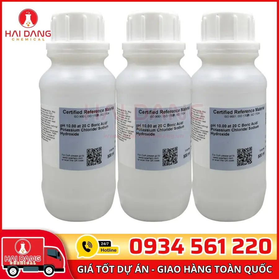 Dung Dịch Chuẩn pH 10.00 Tại 20°C 500ml CPAchem