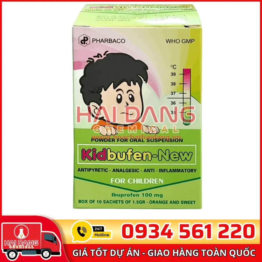 Ibuprofen Dạng Bột Trung Quốc – Giảm Đau, Kháng Viêm Hiệu Quả