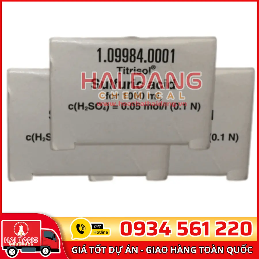 Ống chuẩn H₂SO₄ 0.1N - Merck