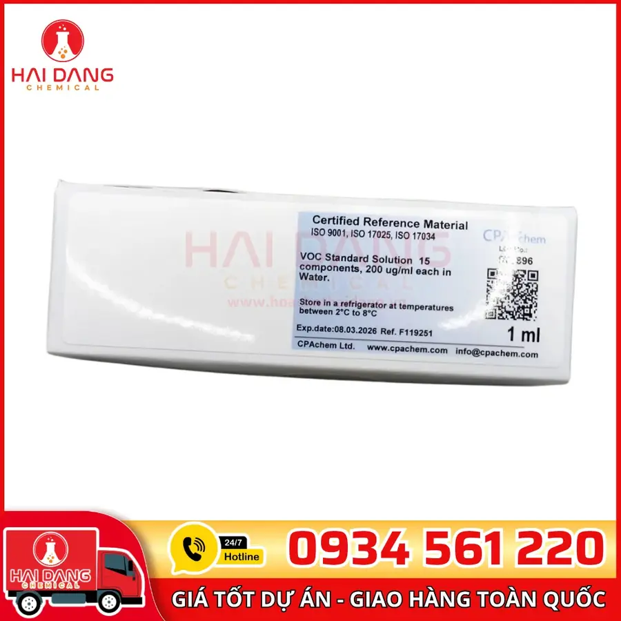 Dung Dịch Chuẩn Mix VOC 15 Thành Phần 200µg/mL CPAchem