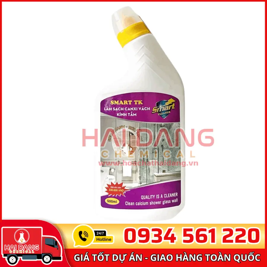 Tẩy Cặn Canxi Kính Smart TK Việt Nam