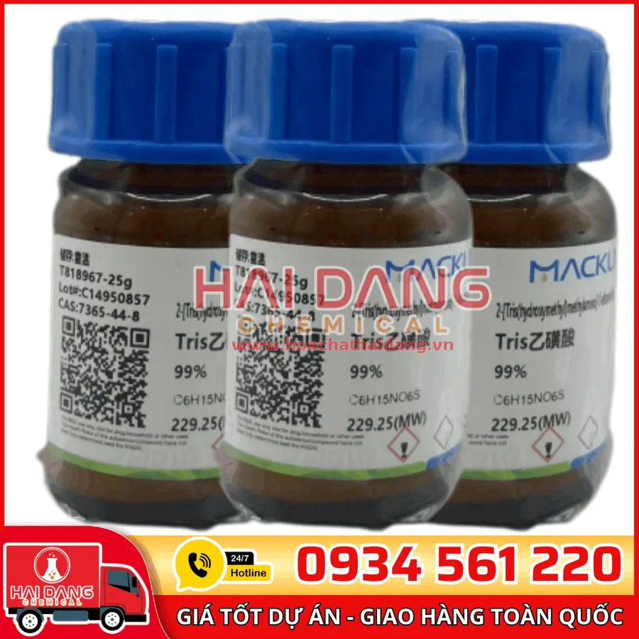 2-[Tris(hydroxymethyl)methylamino]-1-ethanesulfonic acid (TES) 25g - Macklin
