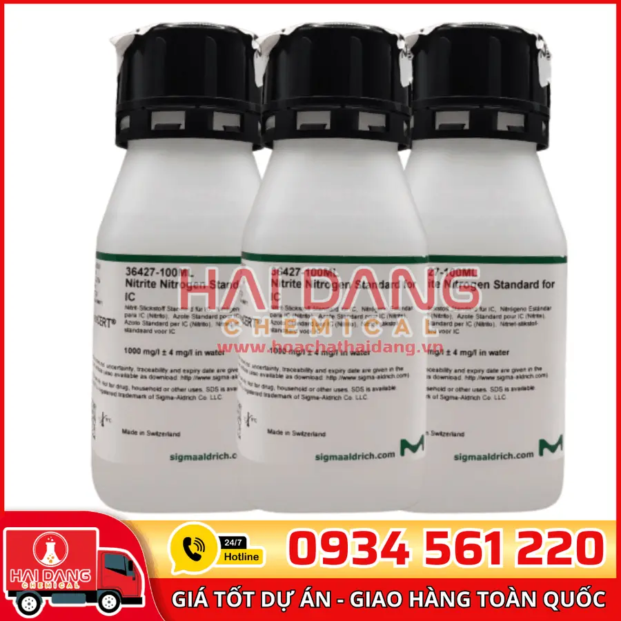 Dung dịch chuẩn IC – NO₂-N 1000 mg/L lọ 100ml, hãng Sigma