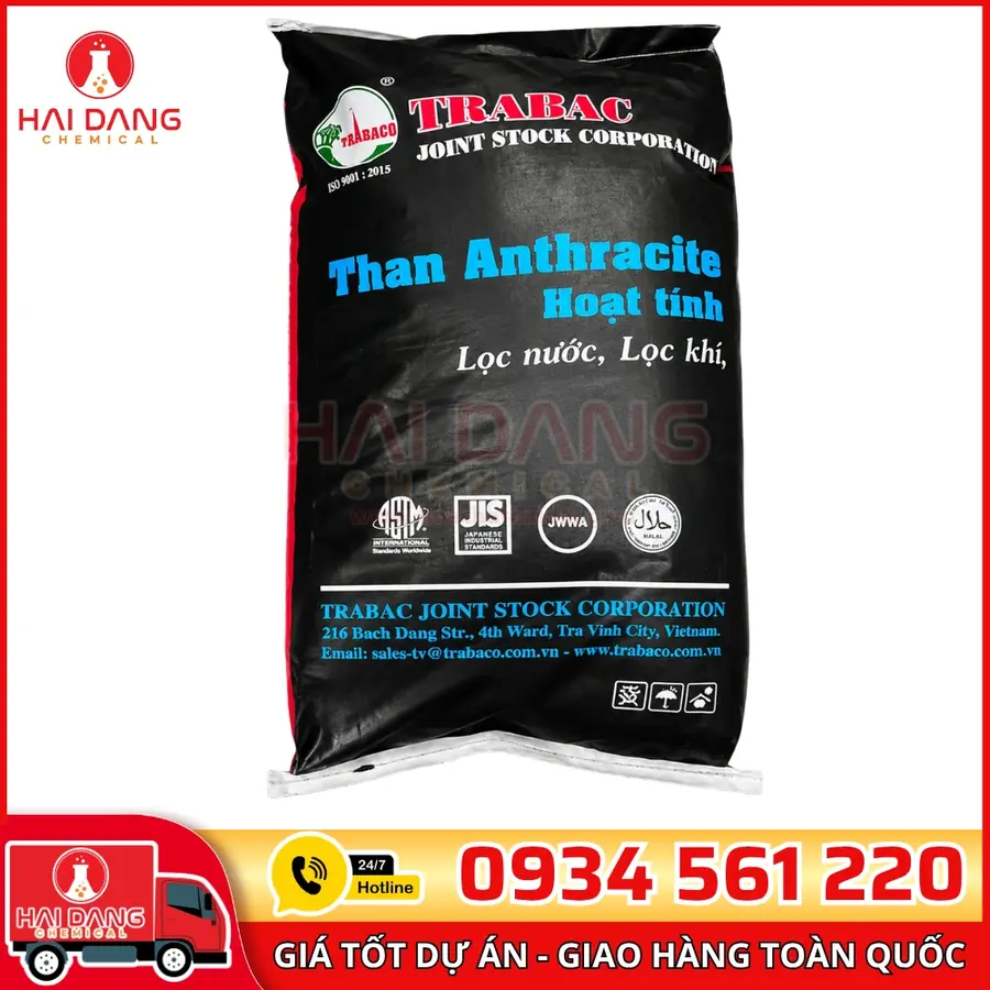 Than Hoạt Tính Bột TBU200 Iodine 900-1000 Việt Nam Bao 20kg