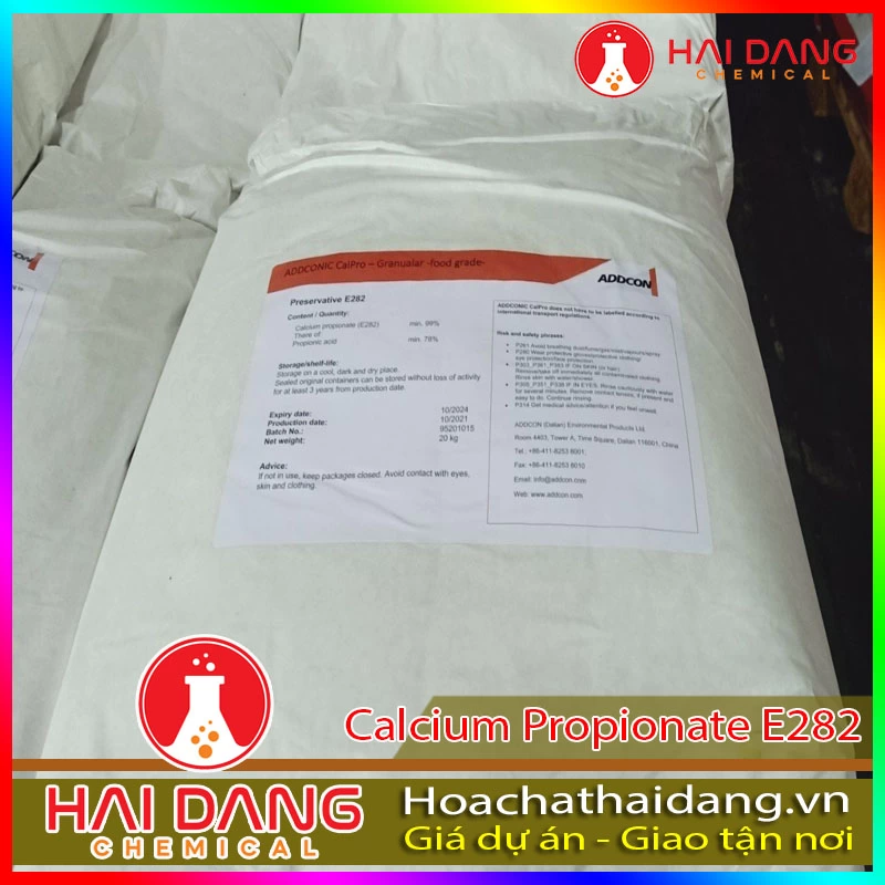 Phụ Gia Bảo Quản Calcium Propionate Trung Quốc