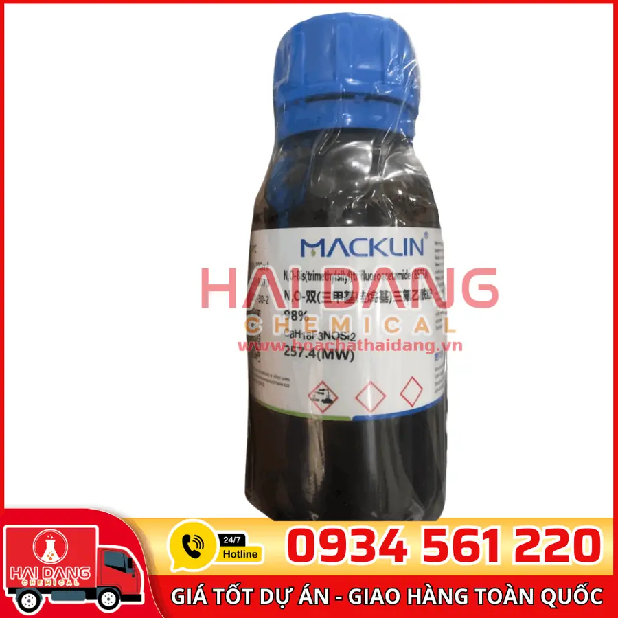 N,O-Bis(trimethylsilyl)trifluoroacetamide (BSTFA) 100ml - Macklin